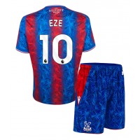 Echipament fotbal Crystal Palace Eberechi Eze #10 Tricou Acasa 2024-25 pentru copii maneca scurta (+ Pantaloni scurti)